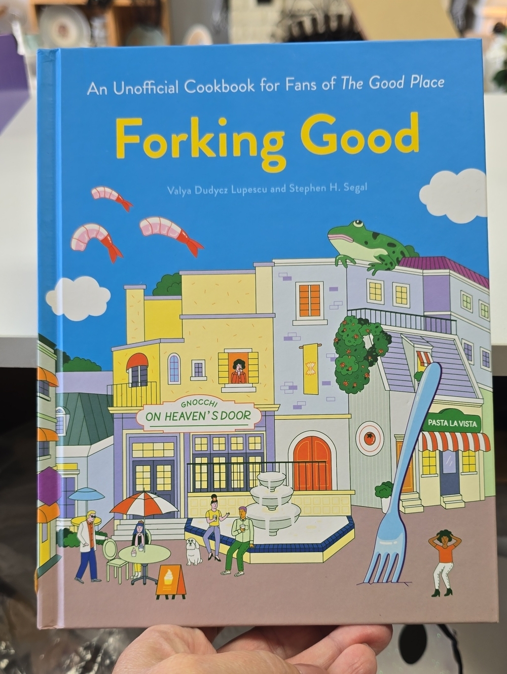 NEW Hardcover Forking Good Cookbook For Fans Of - THE GOOD PLACE Sitcom Quirky